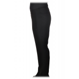 Ottod'Ame - Soft Leg Trousers with Low Crotch - Black - Trousers - Luxury Exclusive Collection