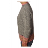 Ottod'Ame - Sweater in Strech Yarn - Grey - Sweater - Luxury Exclusive Collection