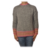 Ottod'Ame - Sweater in Strech Yarn - Grey - Sweater - Luxury Exclusive Collection