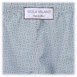 Viola Milano - Maillon Printed Swimtrunks - Mint Mix - Handmade in Italy - Luxury Exclusive Collection