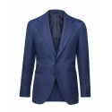 Viola Milano - Sartorial Half-Lined Wool and Silk Blazer - Blue - Handmade in Italy - Luxury Exclusive Collection