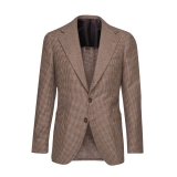 Viola Milano - Sartorial 100% Cashmere Blazer – Piede De Poule - Handmade in Italy - Luxury Exclusive Collection