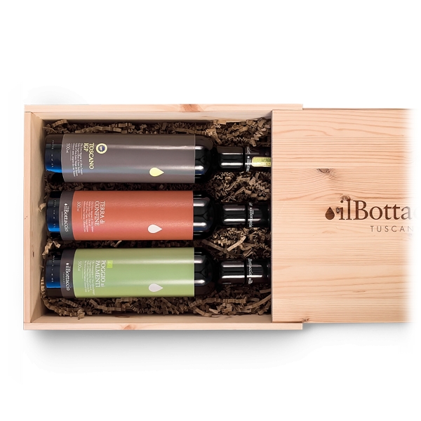 Il Bottaccio - Set Olio extravergine - Olio Extravergine di Oliva Toscano - Idee Regalo - Italiano - Alta Qualità