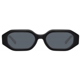The Attico - Irene Angular Sunglasses in Black - ATTICO14C1SUN - Sunglasses - Official - The Attico Eyewear by Linda Farrow
