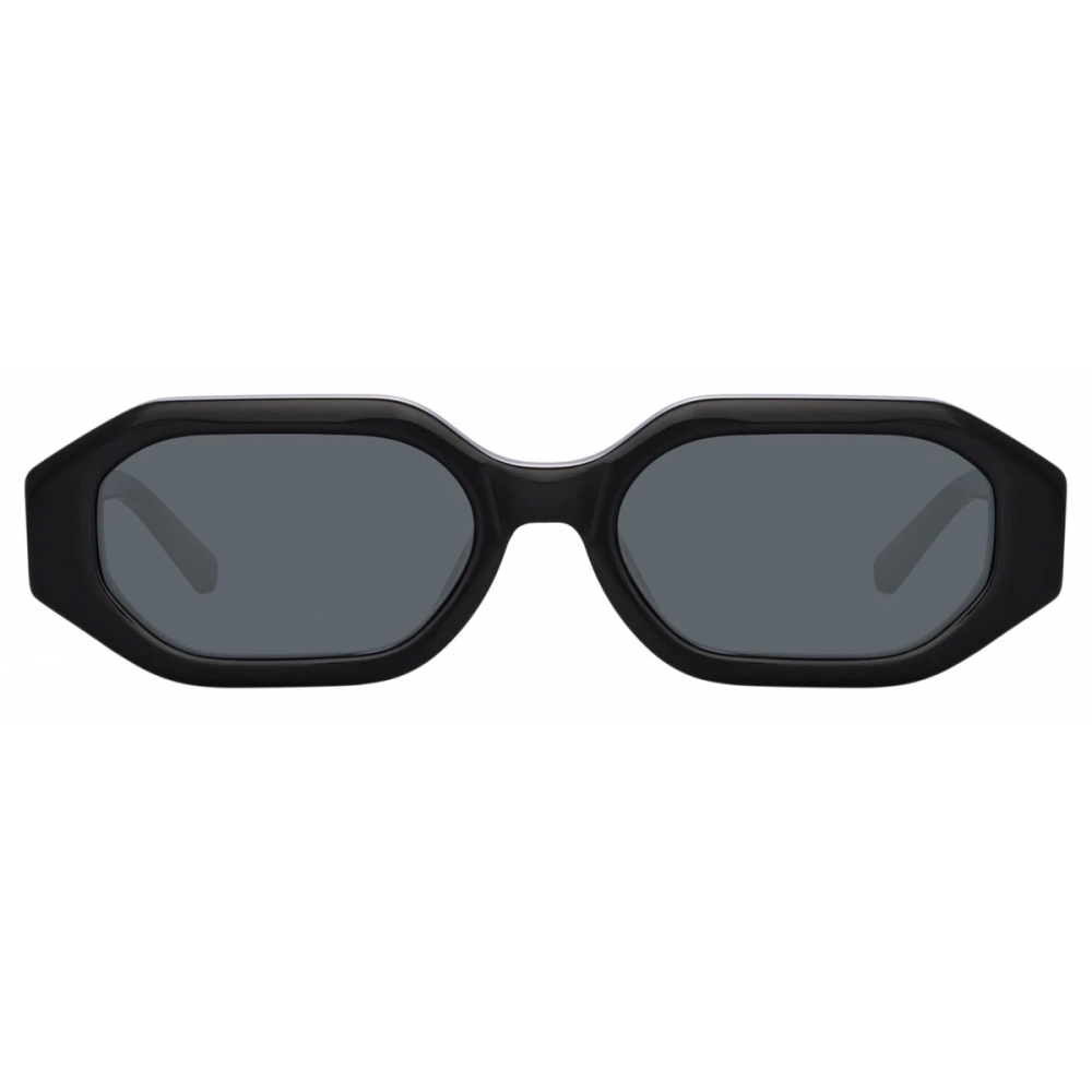 The Attico - Irene Angular Sunglasses in Black - ATTICO14C1SUN ...