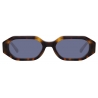 The Attico - Irene Occhiali da Sole Angolari in Verde - ATTICO14C3SUN - Occhiali da Sole - Official - Eyewear by Linda Farrow
