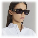 The Attico - Marfa Rectangular Sunglasses in Blue - ATTICO3C12SUN - Sunglasses - Eyewear by Linda Farrow
