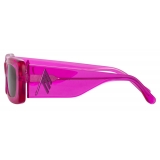 The Attico - Mini Marfa in Fucshia - ATTICO16C7SUN - Sunglasses - Eyewear by Linda Farrow