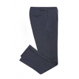 Viola Milano - Pantaloni Sartoriali in Denim - Classico - Handmade in Italy - Luxury Exclusive Collection