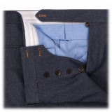 Viola Milano - Sartorial Denim Pants with Side Adjusters - Classic - Handmade in Italy - Luxury Exclusive Collection