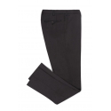 Viola Milano - Classic 4-seasonal Wool Trousers - Dark Grey - Handmade in Italy - Luxury Exclusive Collection