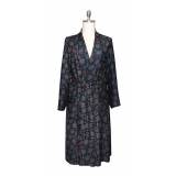 Viola Milano - Handprinted Silk Dressing Gown - Paisley Pattern - Handmade in Italy - Luxury Exclusive Collection