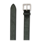 Viola Milano - Classic Italian Suede Belt - Green - Handmade in Italy - Luxury Exclusive Collection
