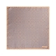 Viola Milano - Chain Pattern Silk Pocket Square - Orange - Handmade in Italy - Luxury Exclusive Collection