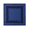 Viola Milano - Pochette in Seta a Pois - Navy e Mare - Handmade in Italy - Luxury Exclusive Collection