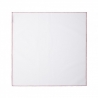 Viola Milano - Classic Cotton and Linen Pocket Square - Red - Handmade in Italy - Luxury Exclusive Collection