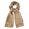 Viola Milano - Sciarpa di Seta a Pois Madder - Beige - Handmade in Italy - Luxury Exclusive Collection