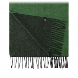 Viola Milano - Double Face Zibellino Cashmere Scarf - Forest Mix - Handmade in Italy - Luxury Exclusive Collection