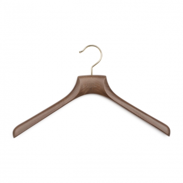 Viola Milano - Milanese Shirt Hanger - Wood (Set Of 6) - Handmade in Italy - Luxury Exclusive Collection