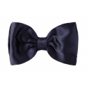 Viola Milano - Ready-Tie Grosgrain Bow-Tie - Navy - Made in Italy - Luxury Exclusive Collection