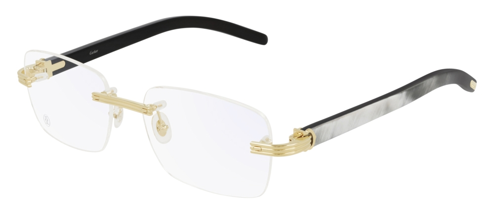 Cartier Optical Glasses CT0286O White Cartier Eyewear Avvenice