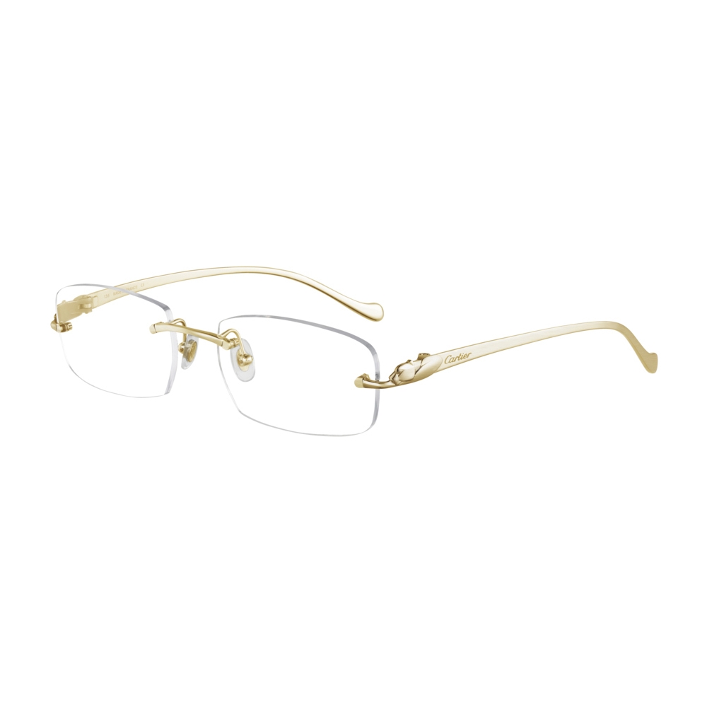 Cartier Optical Glasses CT0061O Gold Cartier Eyewear | lupon.gov.ph