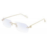 Cartier - Optical Glasses CT0162O - Gold - Cartier Eyewear