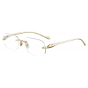 Cartier - Optical Glasses CT0058O - Gold - Cartier Eyewear