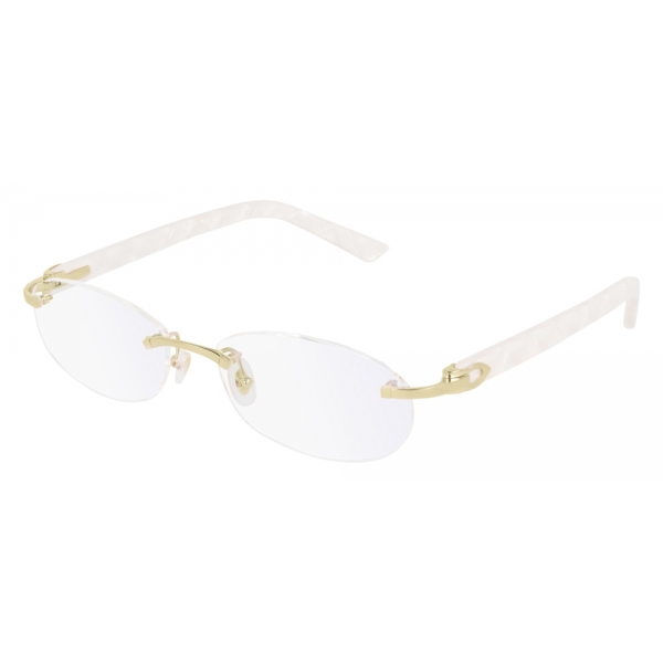 Cartier - Optical Glasses CT0056O - White - Cartier Eyewear