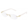 Cartier - Occhiali da Vista CT0056O - Bianco - Cartier Eyewear