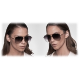 DITA - Moddict - White Gold Dark Brown - DTS144 - Sunglasses - DITA Eyewear