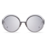 DITA - Micro-Round - Clear Black Rhodium - DTS406 - Sunglasses - DITA Eyewear