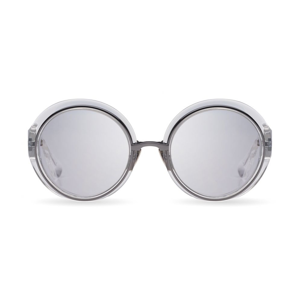 Leggen Vochtig Lang DITA - Micro-Round - Clear Black Rhodium - DTS406 - Sunglasses - DITA  Eyewear - Avvenice