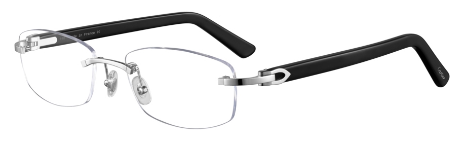 Cartier Optical Glasses CT0048O Black Cartier Eyewear Avvenice