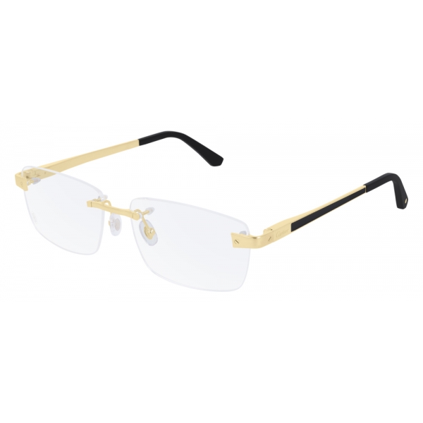 Cartier - Optical Glasses CT0201O - Gold - Cartier Eyewear