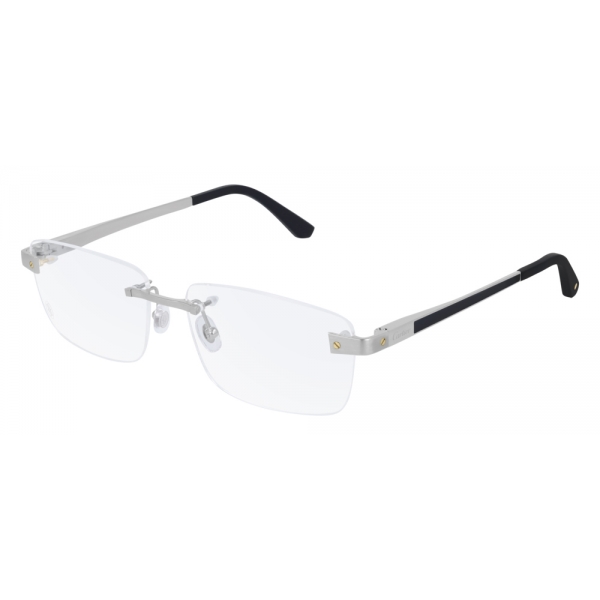 Cartier - Optical Glasses CT0201O - Silver - Cartier Eyewear