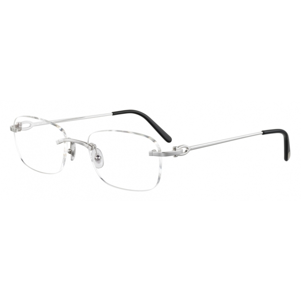 Cartier - Optical Glasses CT0050O - Silver - Cartier Eyewear