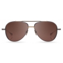 DITA - Subsystem - Antique Silver Dark Brown - DTS141 - Sunglasses - DITA Eyewear