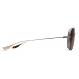 DITA - Subsystem - Antique Silver Dark Brown - DTS141 - Sunglasses - DITA Eyewear