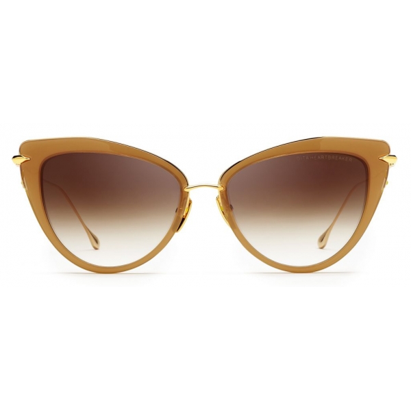 DITA - Heartbreaker - Brown Yellow Gold - 22027 - Sunglasses - DITA Eyewear