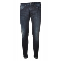 Dondup - Jeans Cinque Tasche Modello George - Denim Scuro - Pantalone - Luxury Exclusive Collection