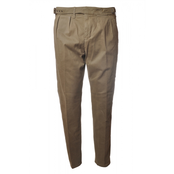 Dondup - Trousers Kolby Model - Beige - Trousers - Luxury Exclusive Collection