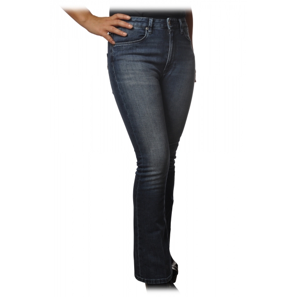 Dondup - Five Pocket Jeans Mandy Model - Dark Denim - Trousers - Luxury Exclusive Collection