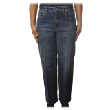 Dondup - Jeans Cinque Tasche Modello Avenue - Denim Scuro - Pantalone - Luxury Exclusive Collection