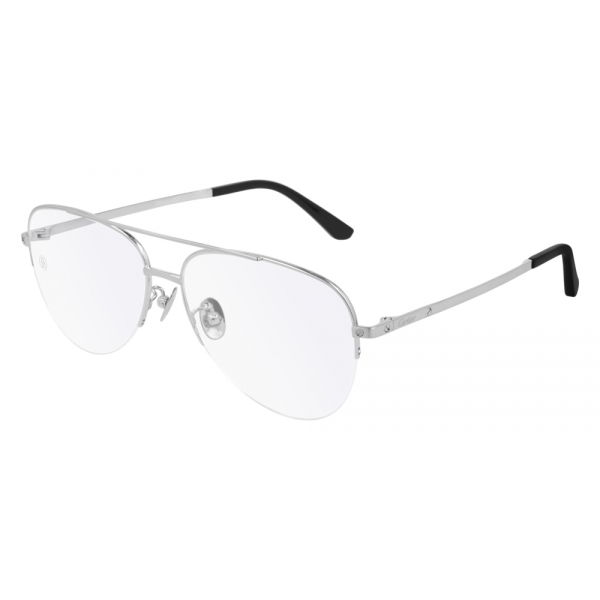 Cartier Optical Glasses CT0256O Silver Cartier Eyewear