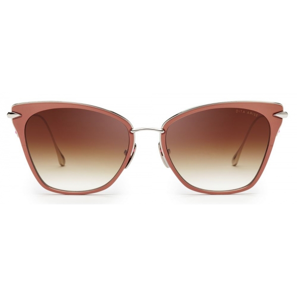 DITA - Arise - Rose Gold Silver Brown - DRX-3041 - Sunglasses - DITA Eyewear