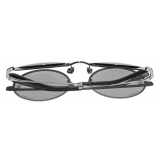 Chanel - Round Sunglasses - Silver - Chanel Eyewear