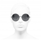 Chanel - Round Sunglasses - Black - Chanel Eyewear