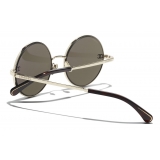 Chanel - Round Sunglasses - Gold - Chanel Eyewear