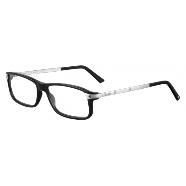 Cartier - Optical Glasses CT0073O - Black Silver - Cartier Eyewear